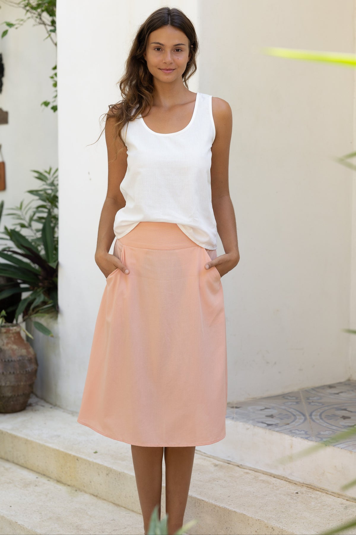 Mary Skirt - Clay