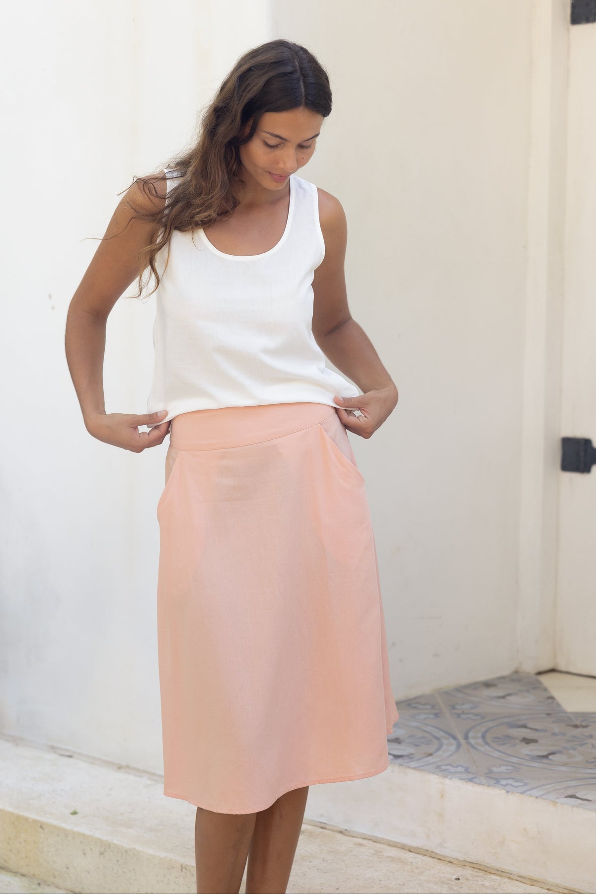 Mary Skirt - Clay