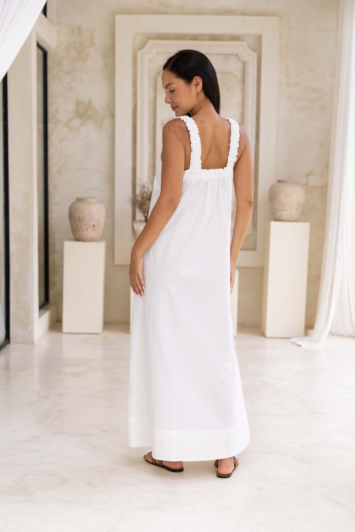 Jessica Maxi Dress - White