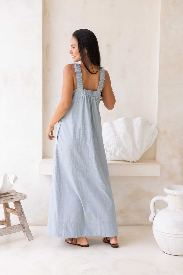 Jessica Maxi Dress - Vintage Blue