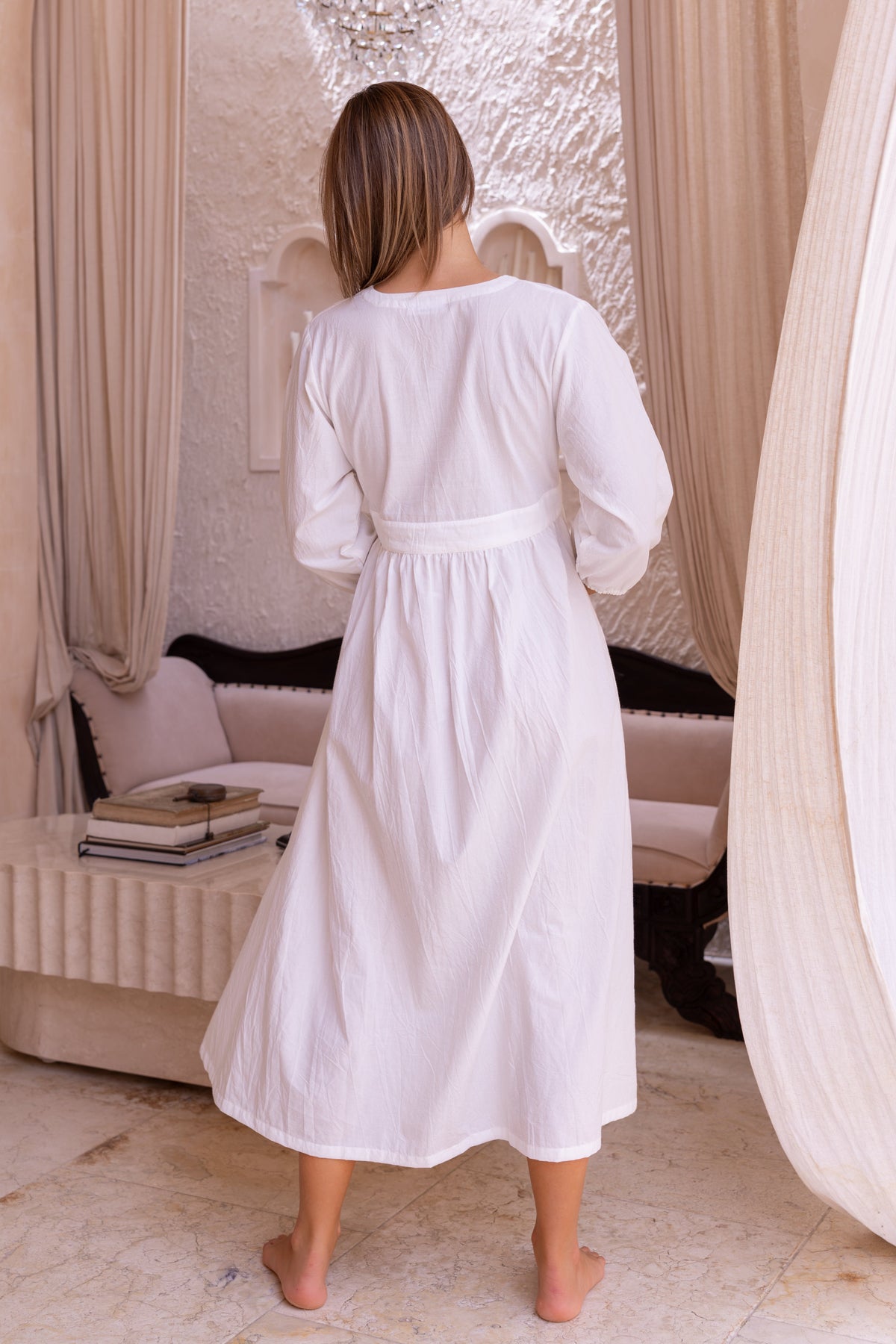 Isabel Dress - White