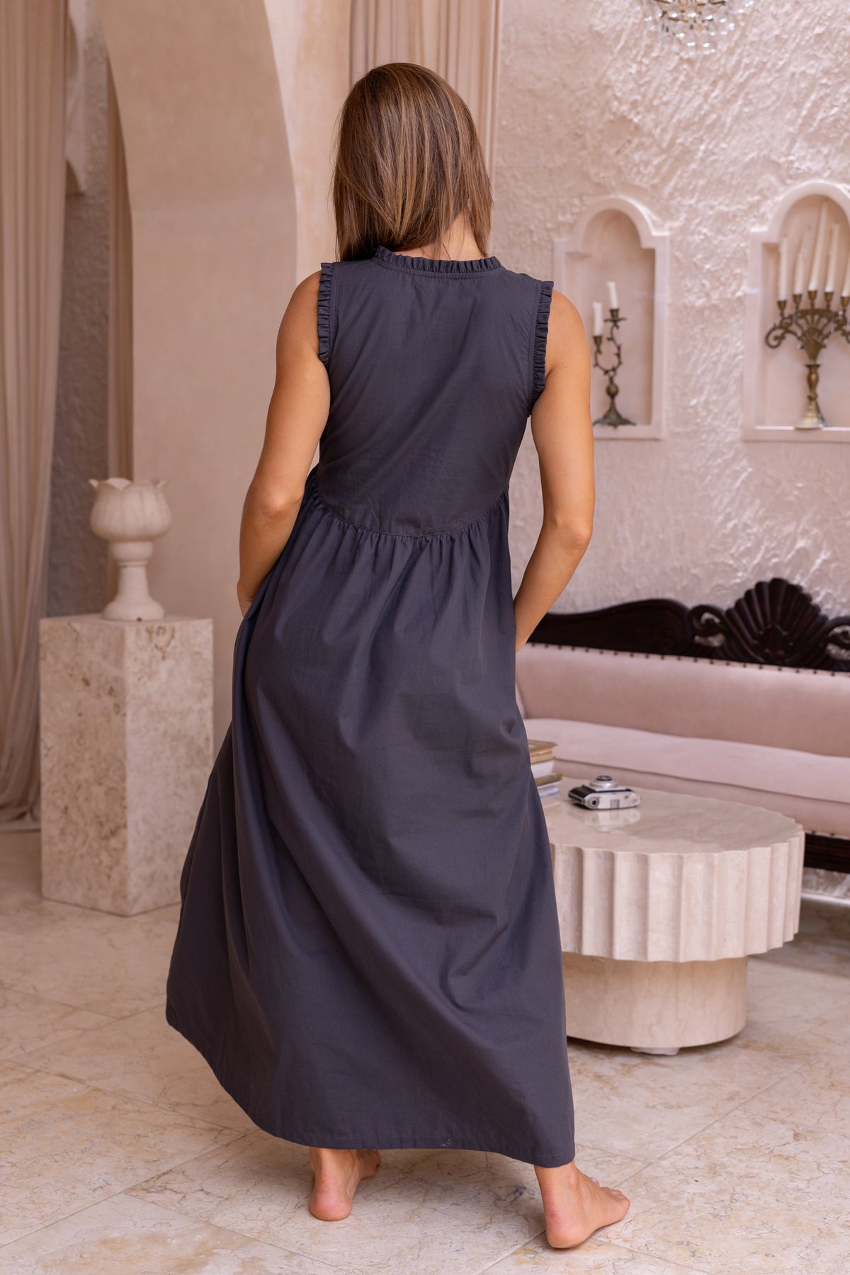 Danielle Maxi Dress - Charcoal