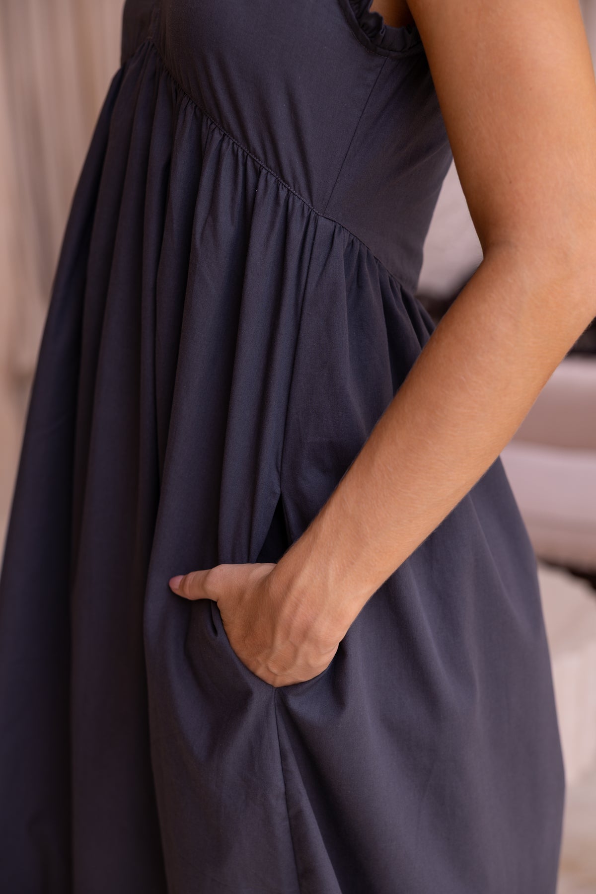 Danielle Maxi Dress - Charcoal