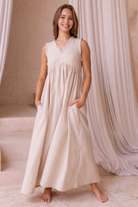 Danielle Maxi Dress - Natural
