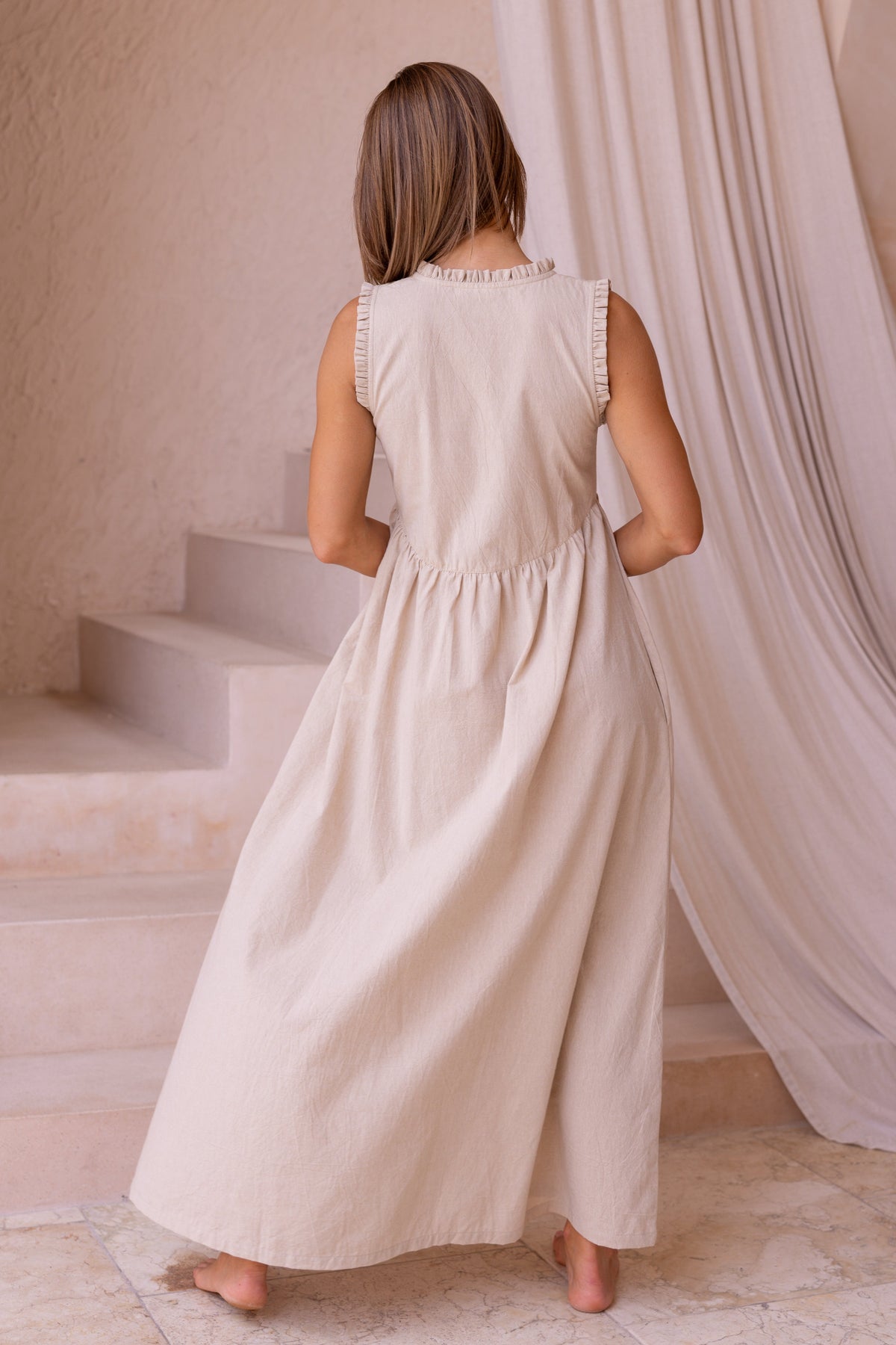 Danielle Maxi Dress - Natural