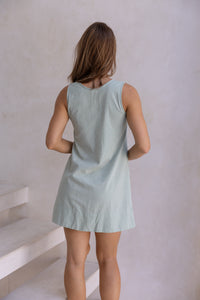 Madi Mini Dress - Pistachio