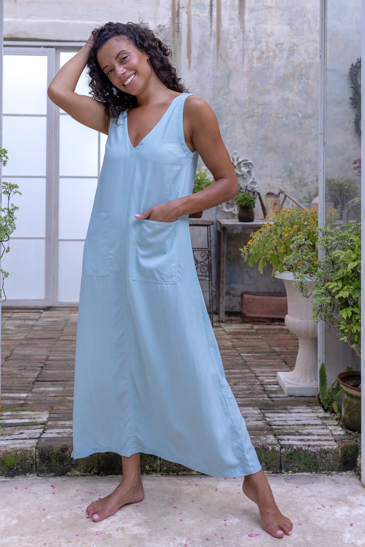 Leo Dress - Seafoam