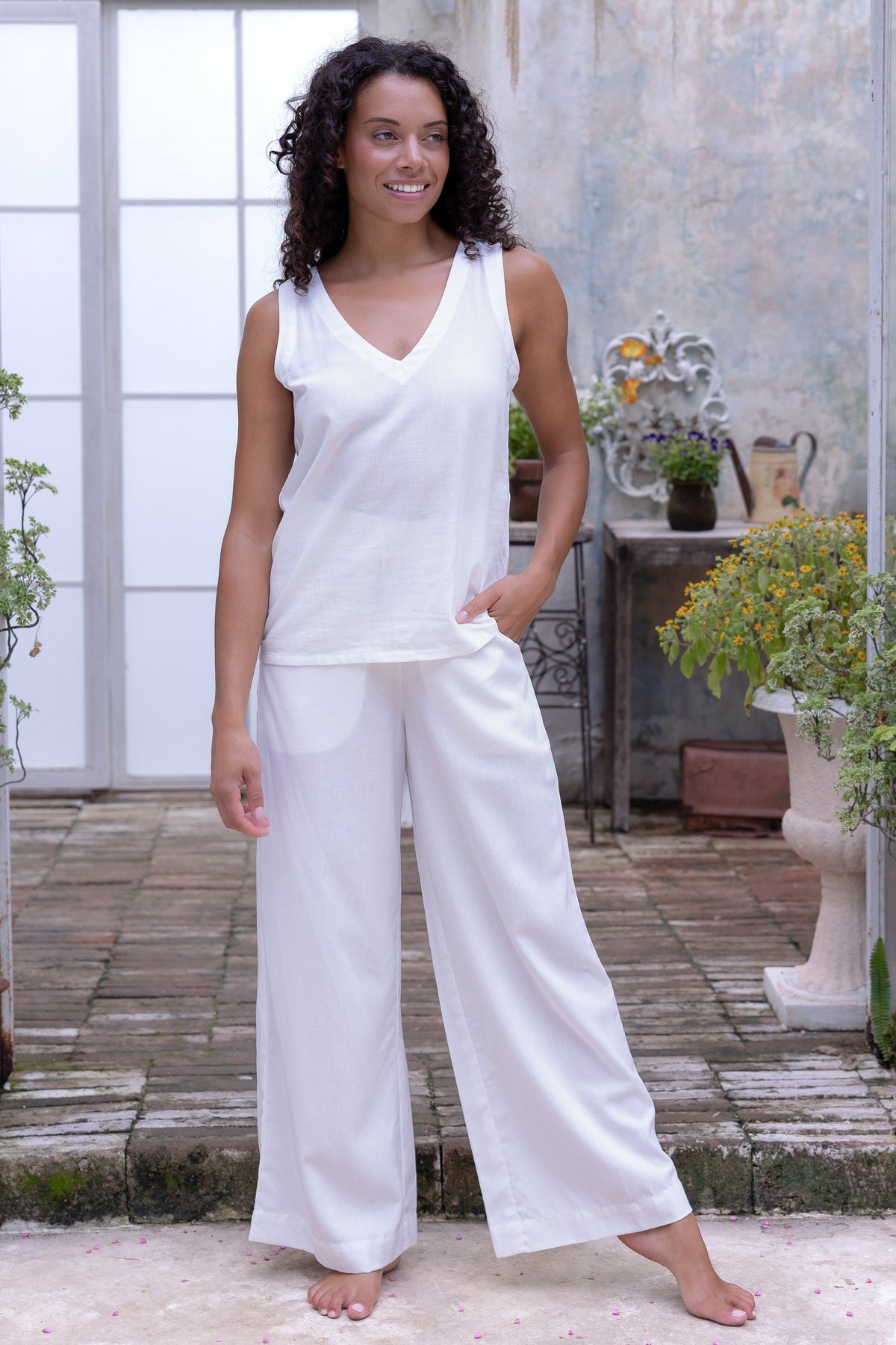 Billy Pants - White