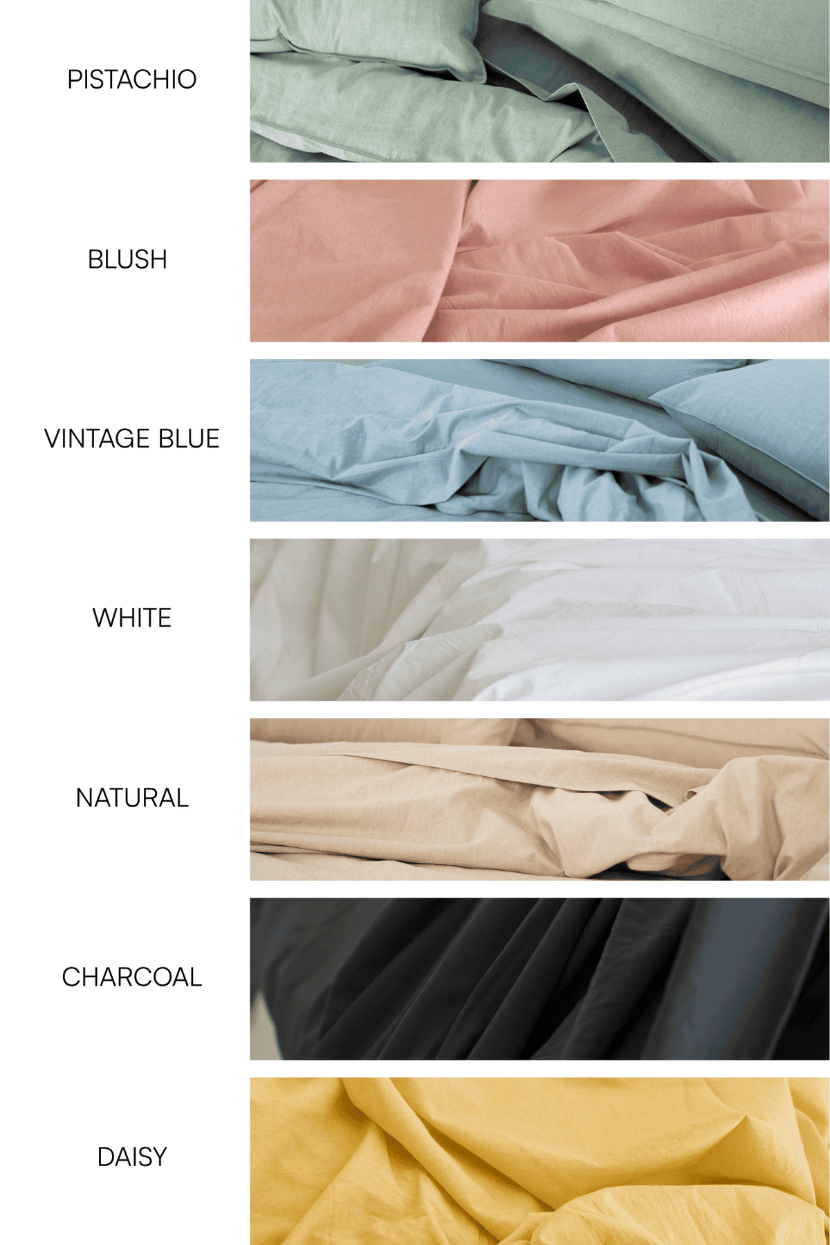 Washed Cotton - Fabric Swatches