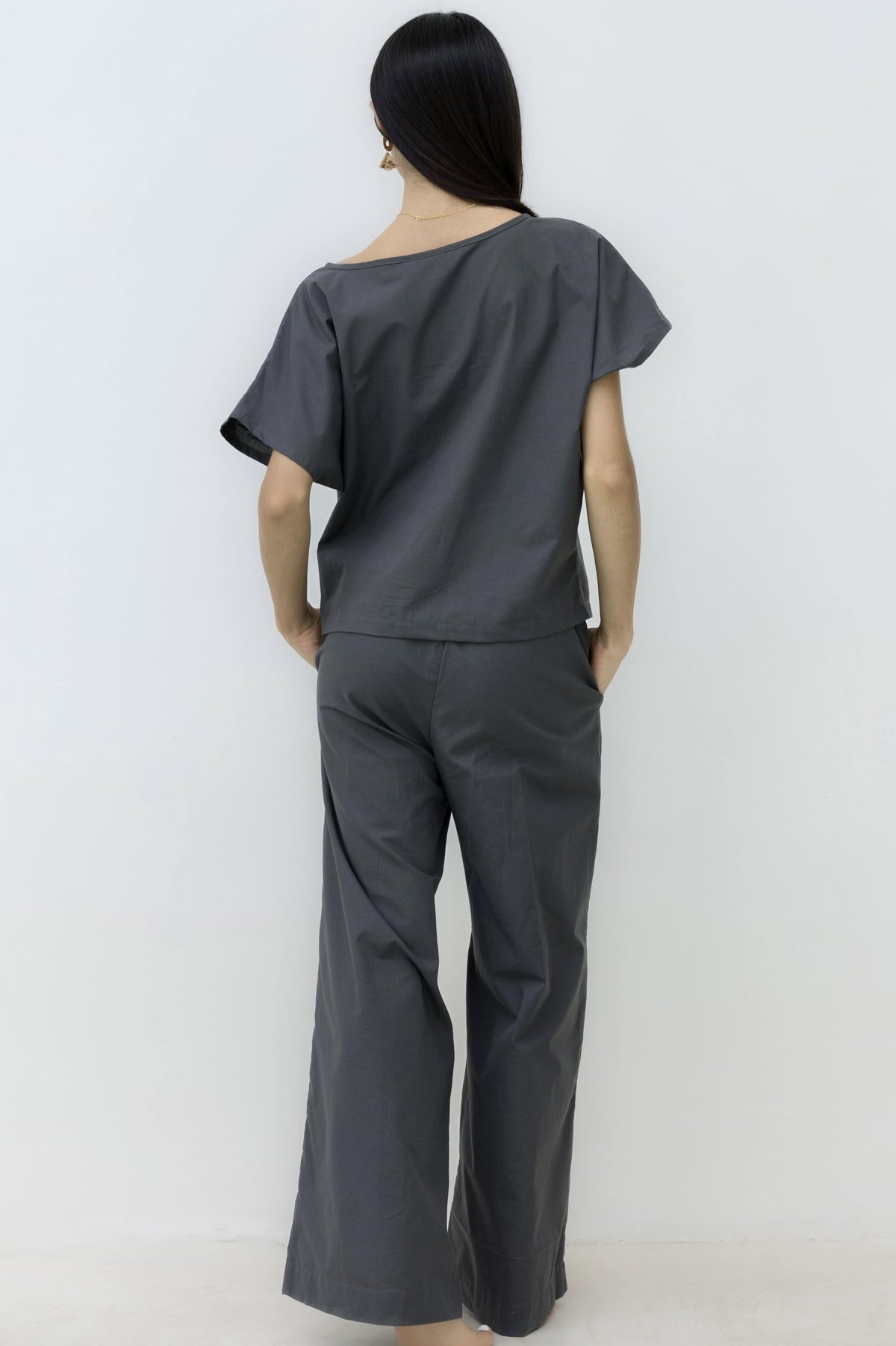 Carly Tee - Charcoal