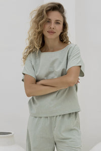 Carly Tee - Pistachio