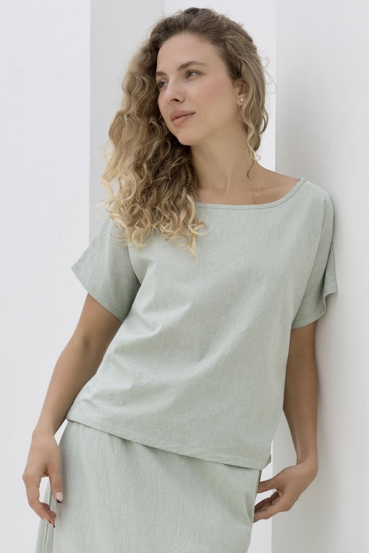 Carly Tee - Pistachio