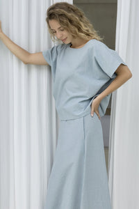 Carly Tee - Vintage Blue