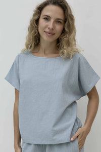 Carly Tee - Vintage Blue
