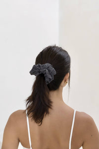 Oversized Scrunchie - Charcoal