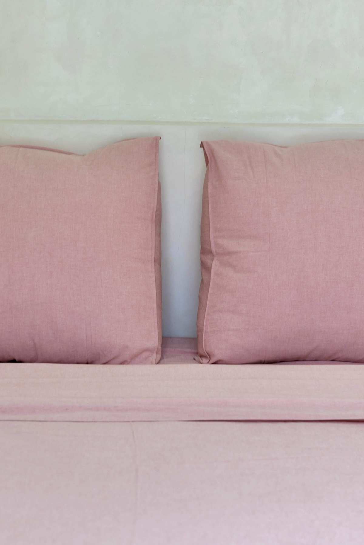 European Pillowcase Pair - Blush