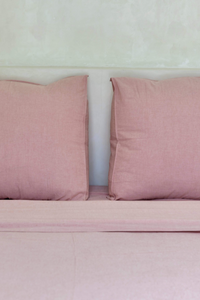 European Pillowcase Pair - Blush