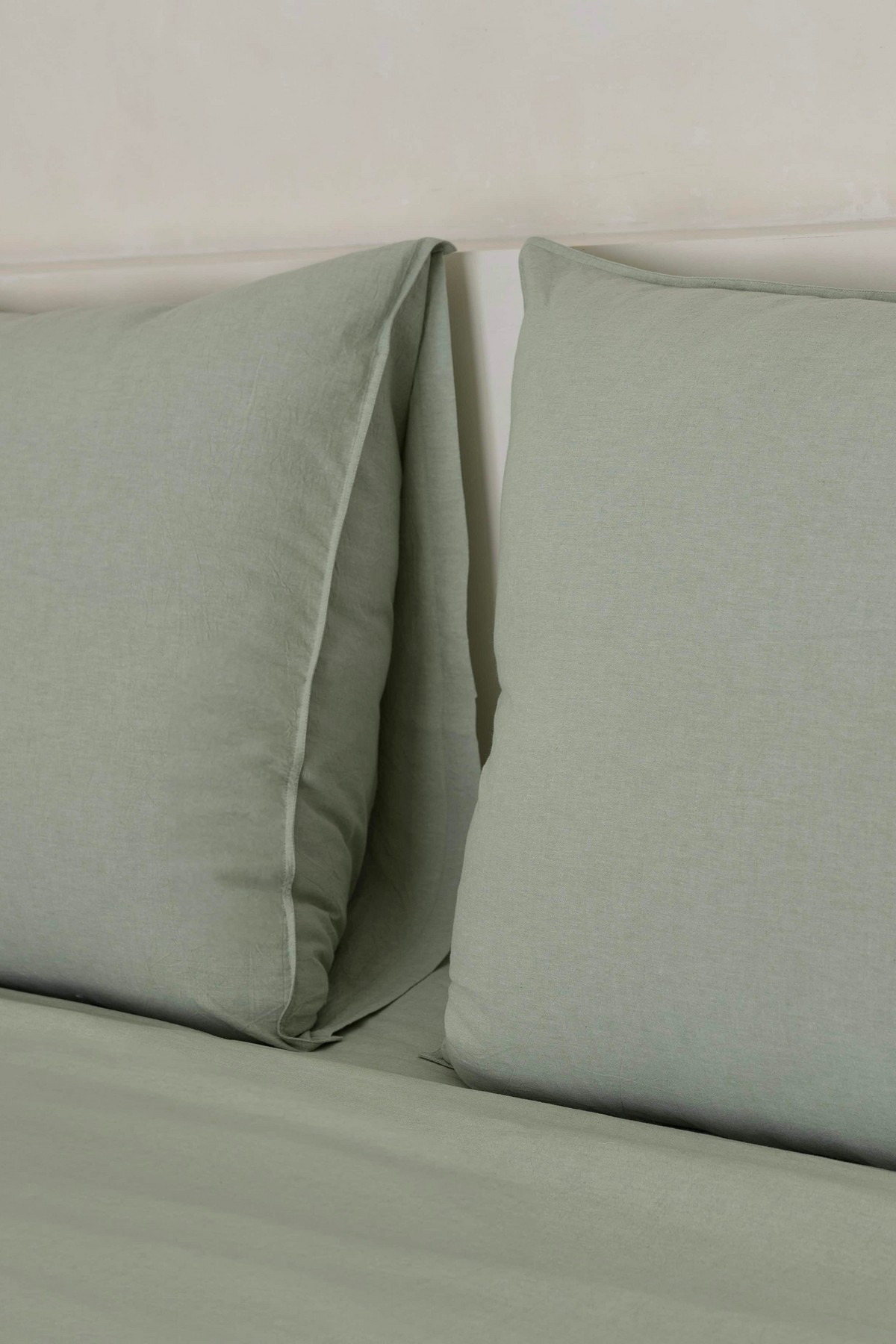 European Pillowcase Pair - Pistachio