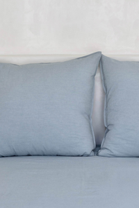 European Pillowcase Pair - Vintage Blue