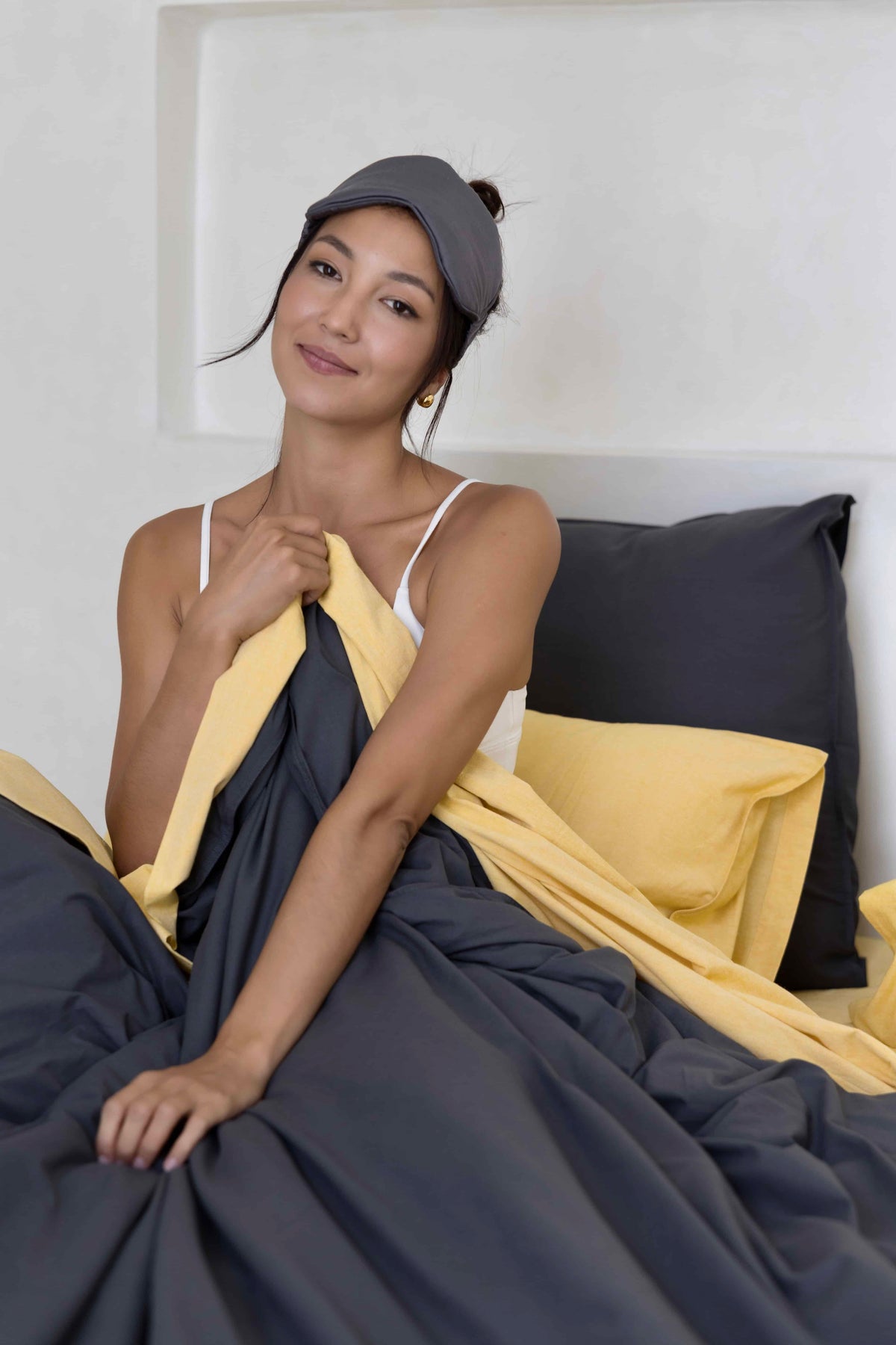 European Pillowcase Pair - Charcoal