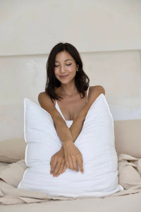 European Pillowcase Pair - White