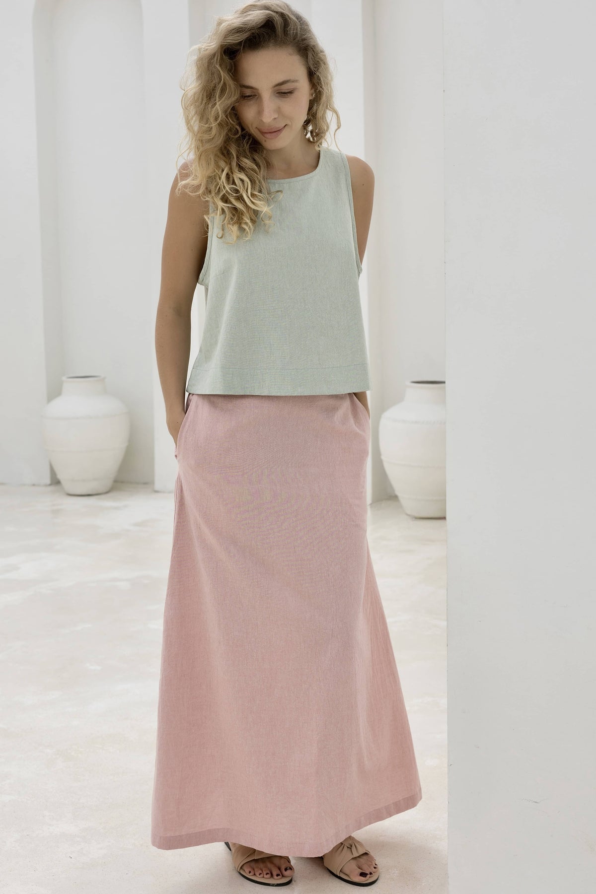 Freya Skirt - Blush