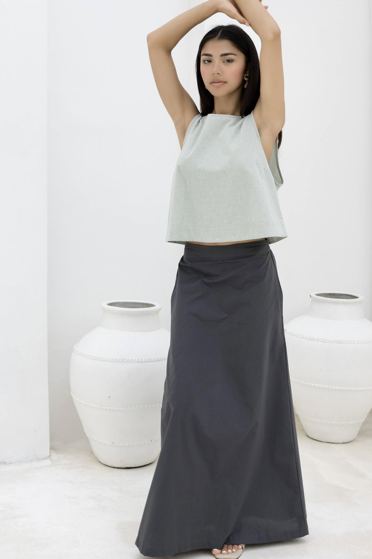 Freya Skirt - Charcoal