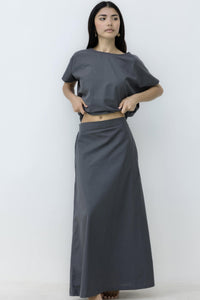 Freya Skirt - Charcoal