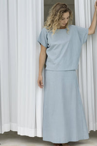 Freya Skirt - Vintage Blue