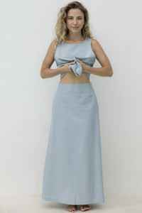 Freya Skirt - Vintage Blue