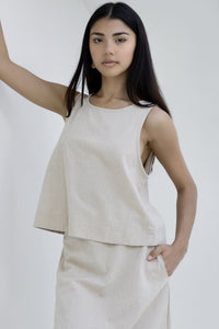 Josie Crop - Natural