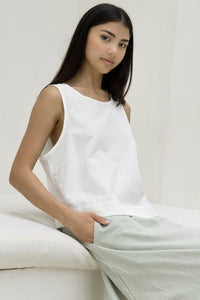 Josie Crop - White