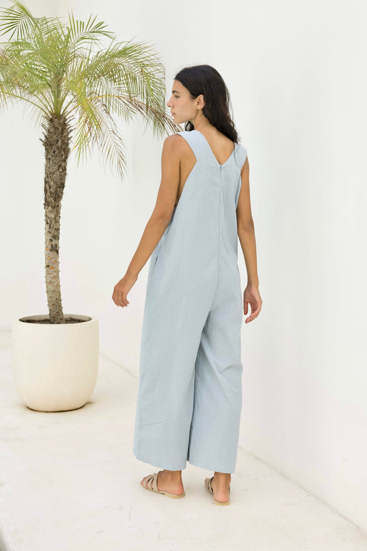 Kiahna Jumpsuit - Vintage Blue