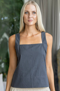 Lexi Top - Charcoal