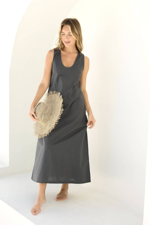 Madi Dress - Charcoal