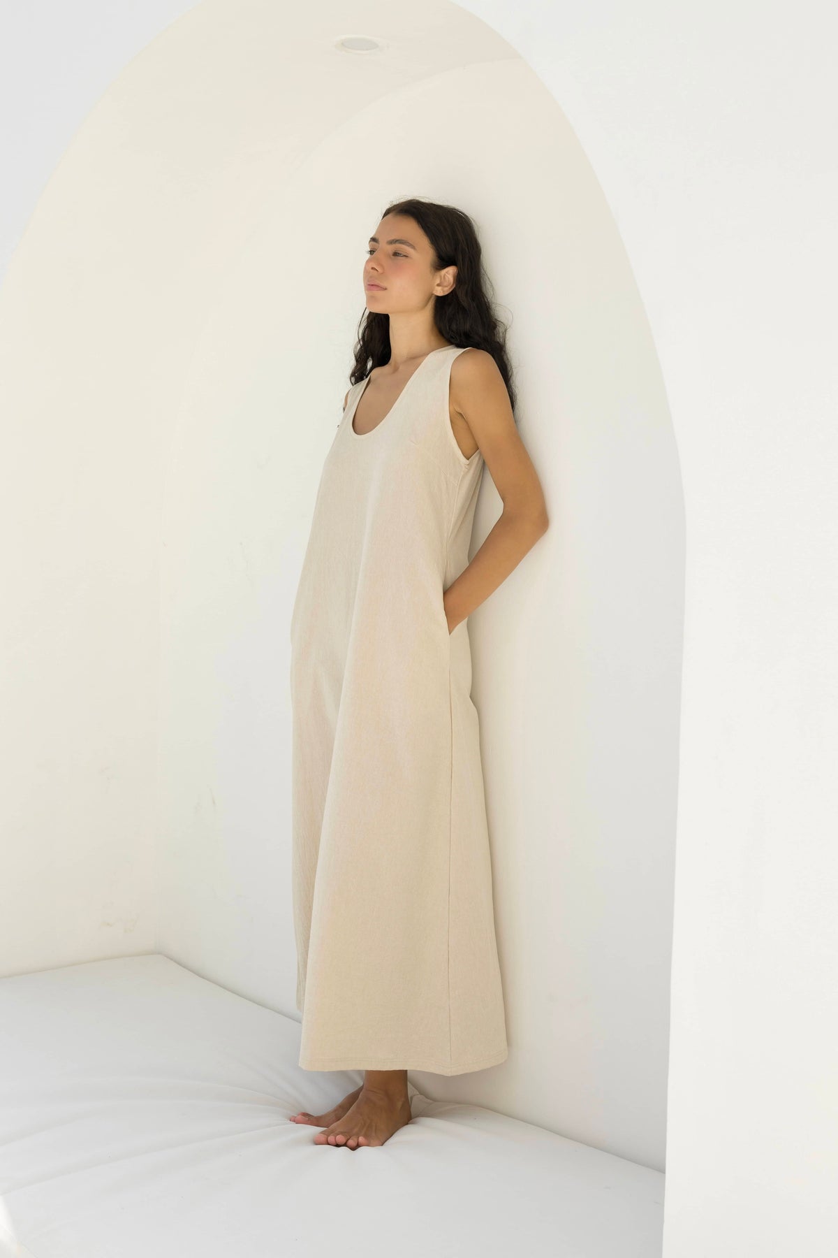 Madi Dress - Natural