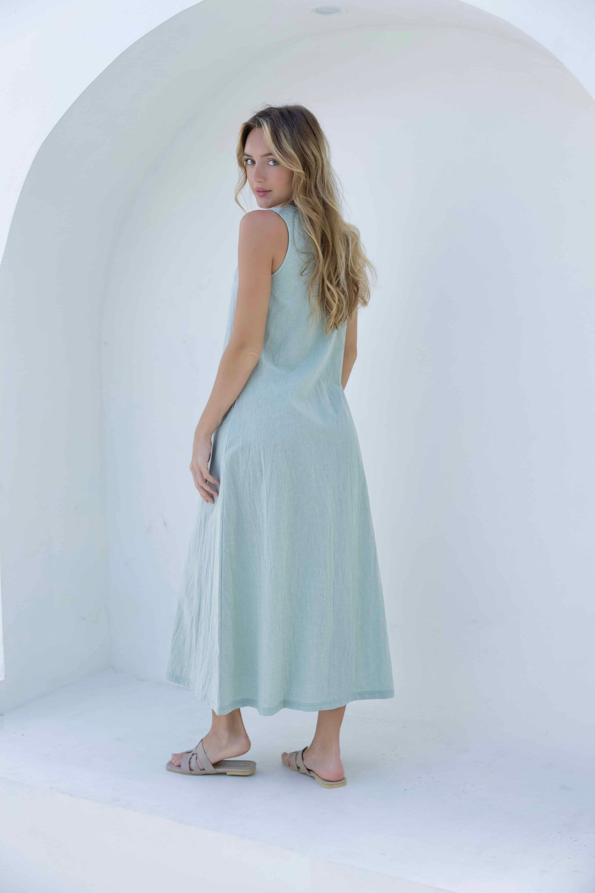 Madi Dress - Pistachio