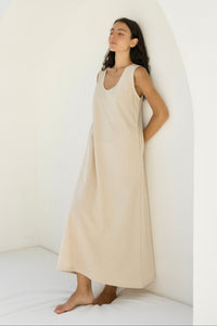 Madi Midi Dress - Natural