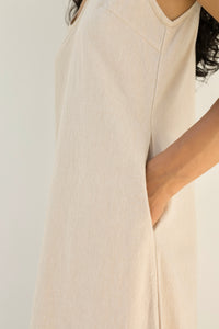Madi Midi Dress - Natural