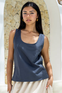 Molly Top - Charcoal