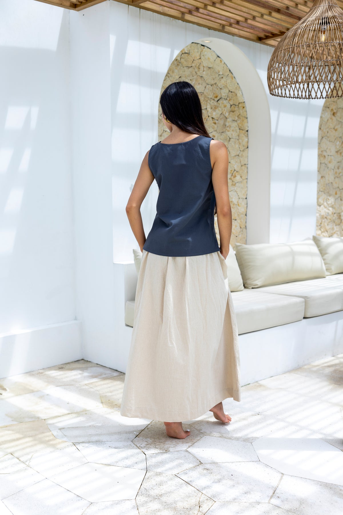 Molly Top - Charcoal