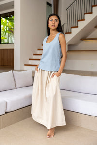 Molly Top - Vintage Blue