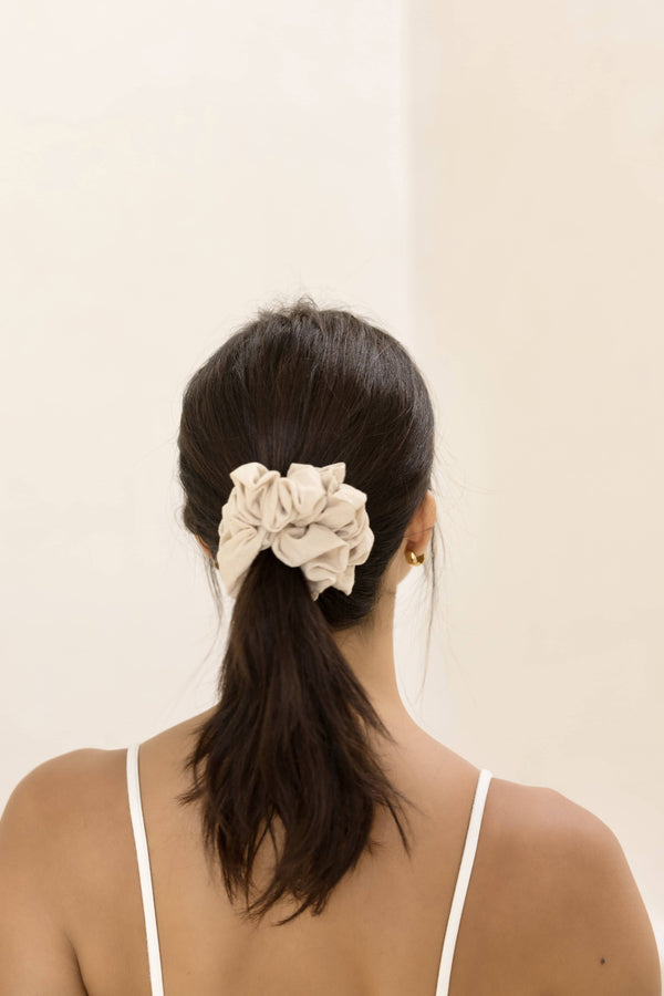 Oversized Scrunchie - Natural