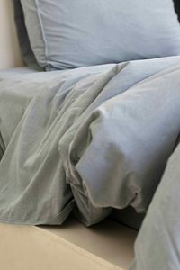 Quilt Cover Set - Vintage Blue