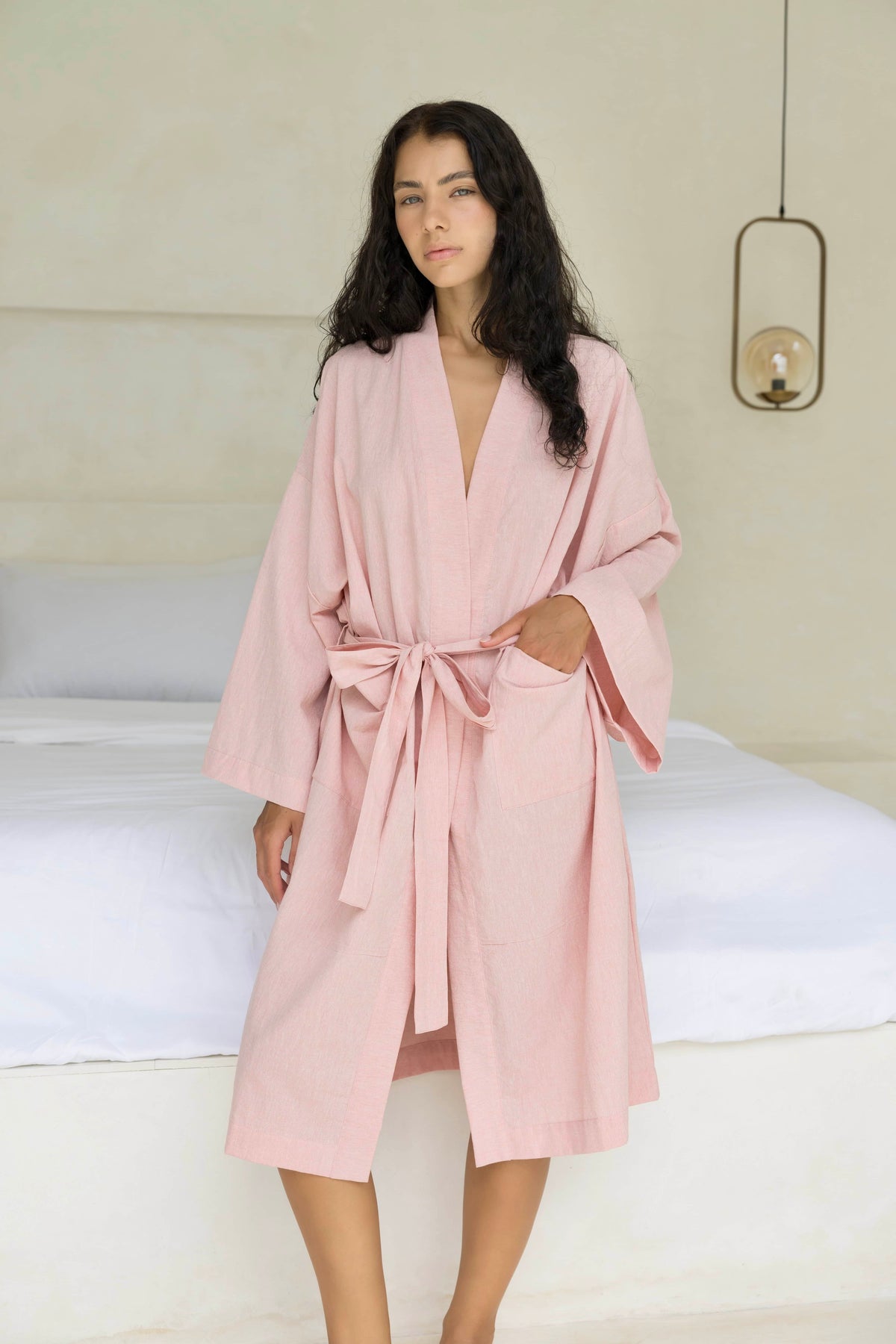 Savannah Robe - Blush