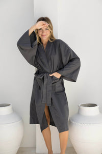 Savannah Robe - Charcoal