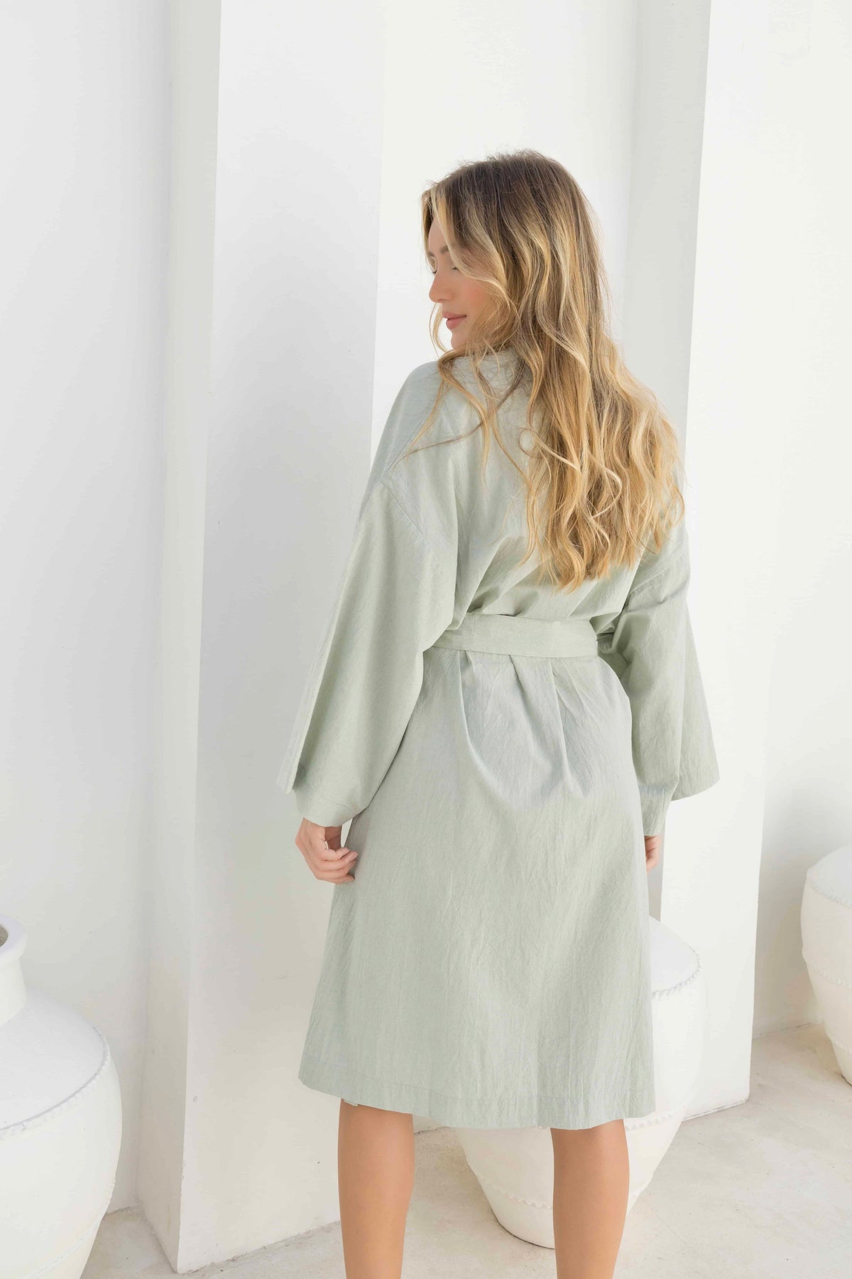 Savannah Robe - Pistachio