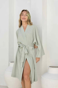 Savannah Robe - Pistachio