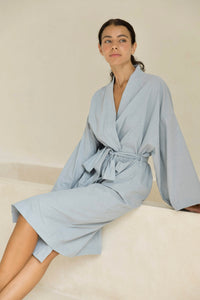 Savannah Robe - Vintage Blue