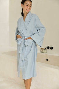 Savannah Robe - Vintage Blue